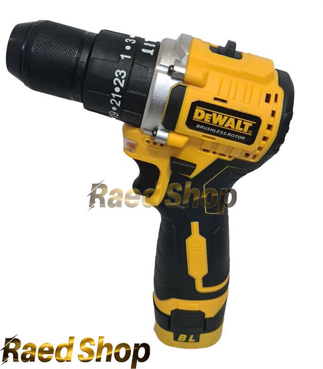 دریل 26 دیوالت براشلس 3 نظام فلزی Dewalt 26V Dril Cordless